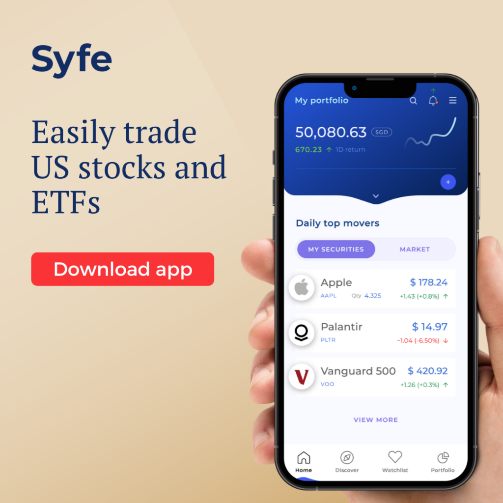 investment in singapore with Syfe Trade